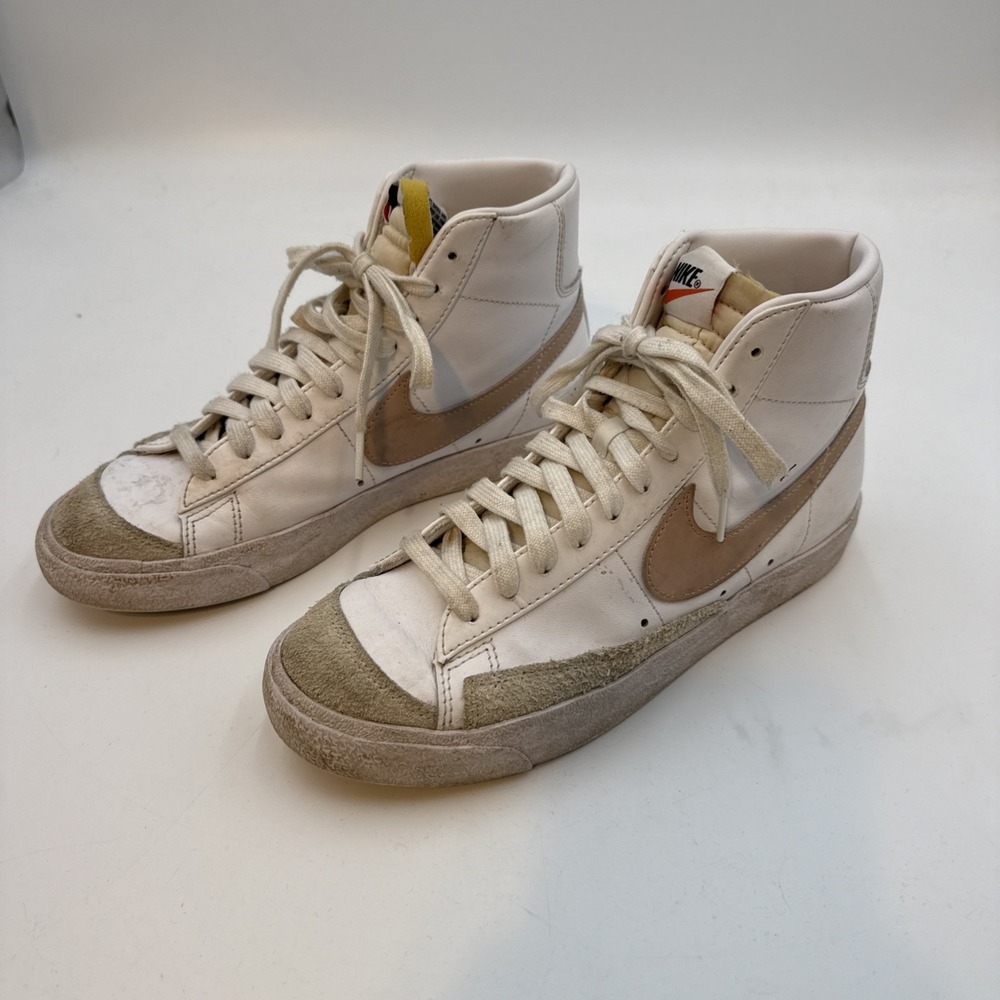 SNEAKERS Nike Blazer WOMEN 8.5 Mid 77 Shoes  White High Top CZ1055-100